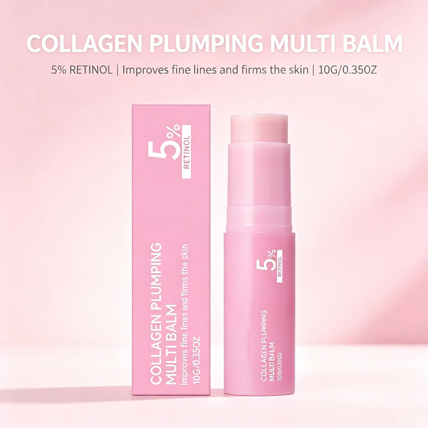 5% Retinol Collagen Volume Multi Balm Firming Lifting Skin Nourishing Moisturizing Skin Reduce Dryness Fade Fine Lines Body Care